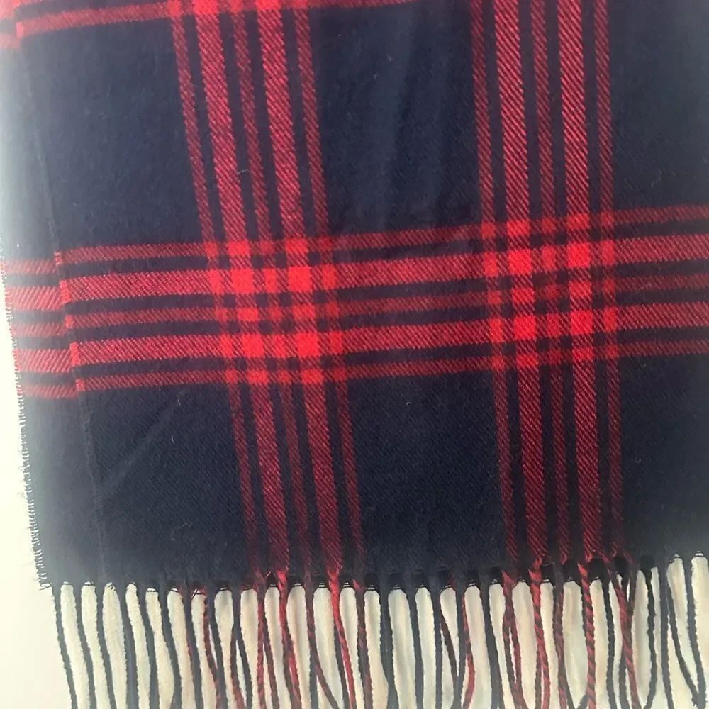Christian Dior Plaid Cashmaire Neck Scarf O/S - Picture 2 of 4